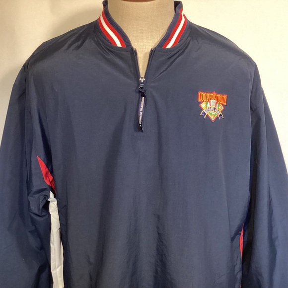 Cooperstown Dream Park Men’s 1/4 zip pullover windbreaker Men’s size XL - Picture 2 of 11
